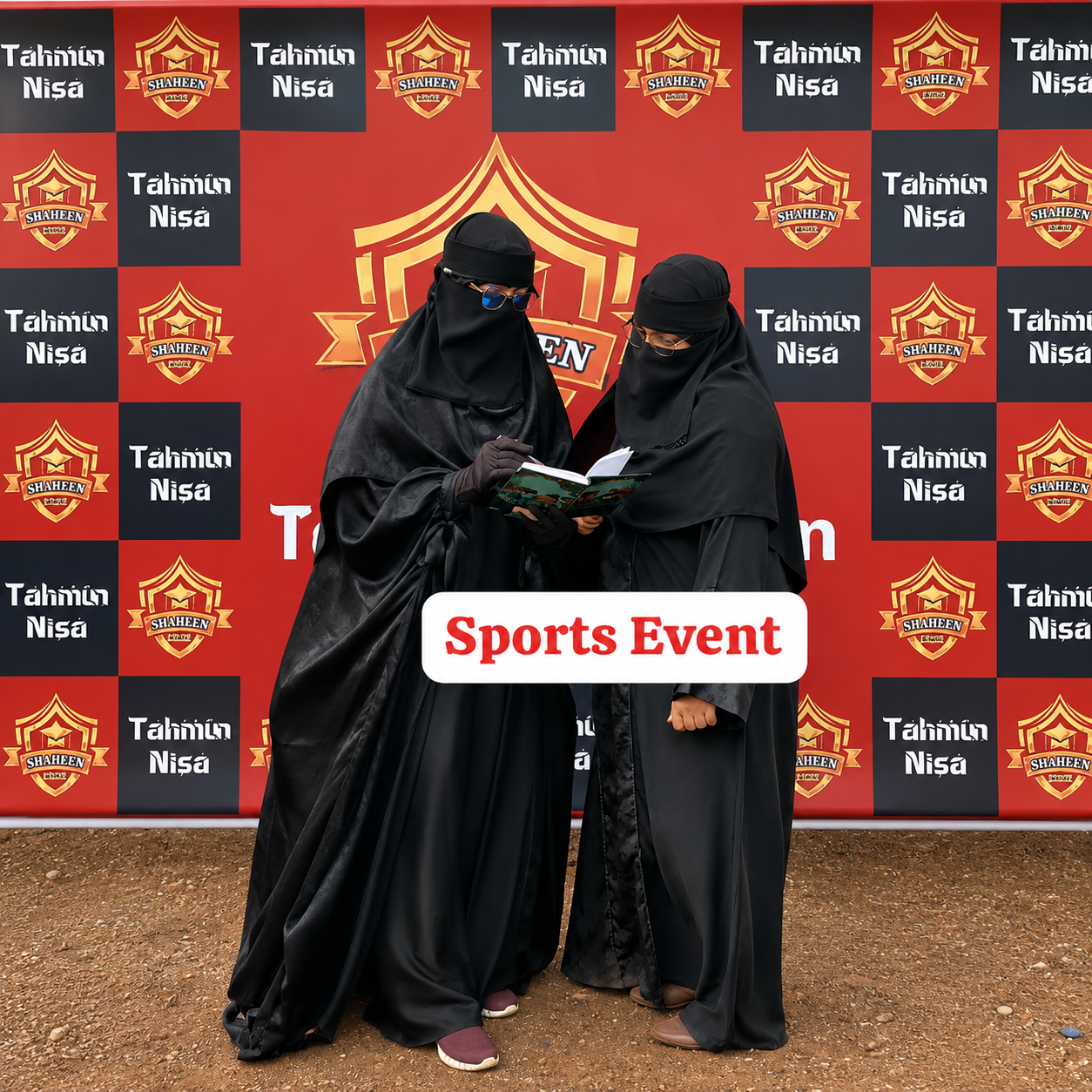 Shaheen Shaikh guiding students during Sports Event activities